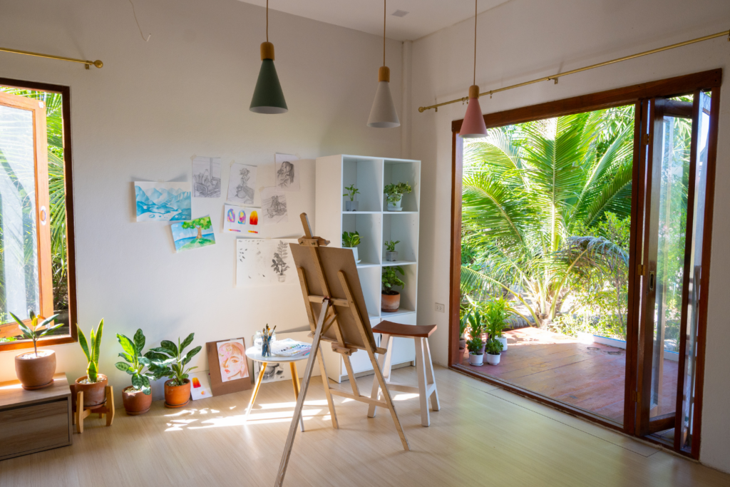 Your garden studio has the potential to become a sacred space for your artistic endeavours.